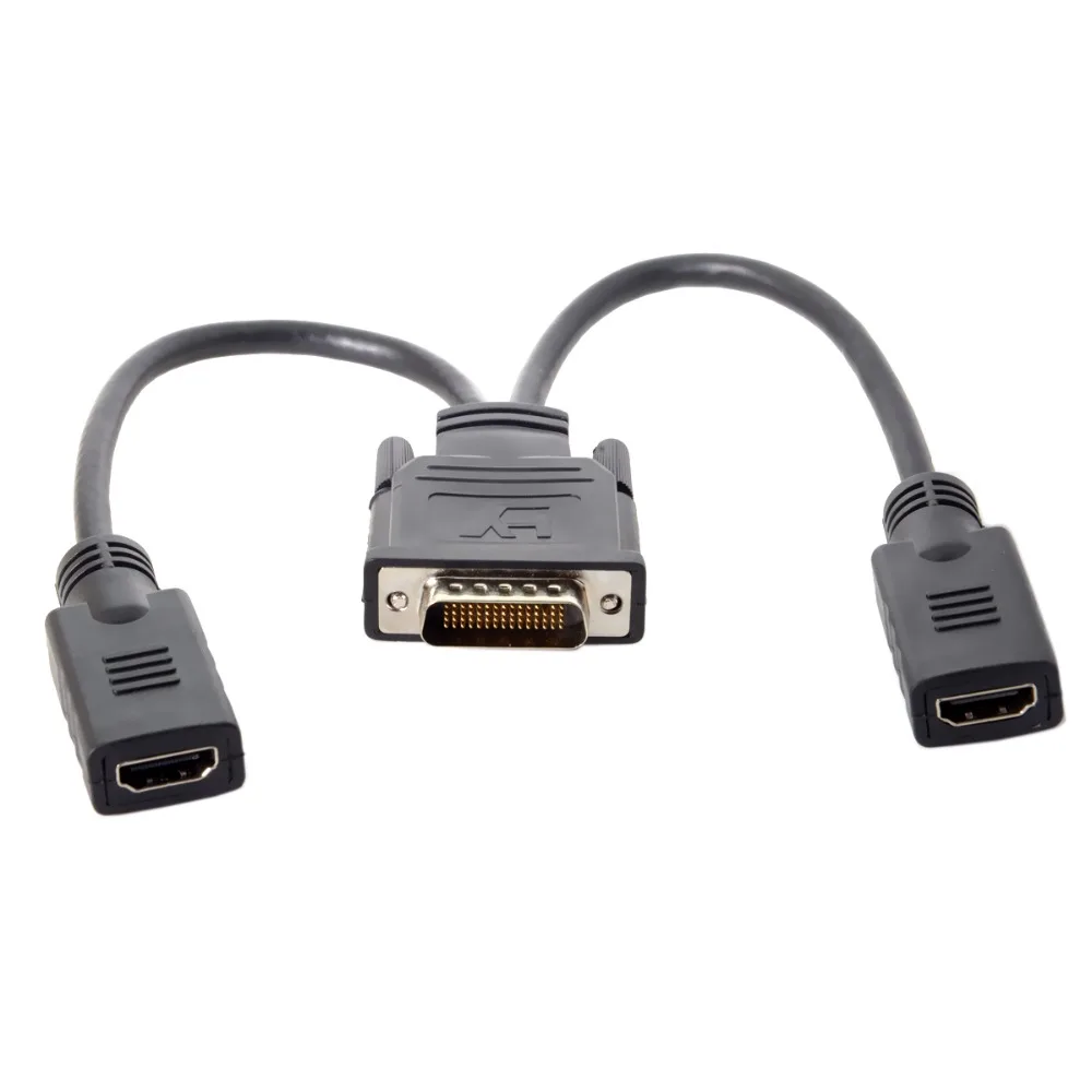 DMS 59 Pin Male to 2XHDMI/2xDisplayPort DP 8pin Female Spliter Удлинительный Кабель-адаптер для видеокарты