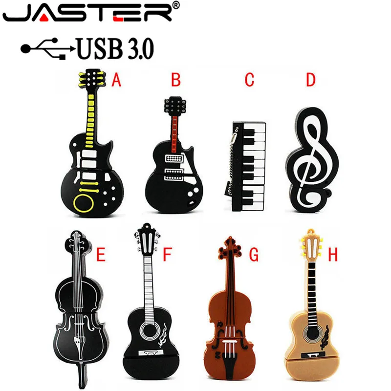 JASTER USB 3,0, музыкальная записная ручка, музыкальный инструмент, usb флеш-накопитель, флешка, 4 ГБ, 16 ГБ, 32 ГБ, 64 ГБ, мультяшная карта памяти, u-диск