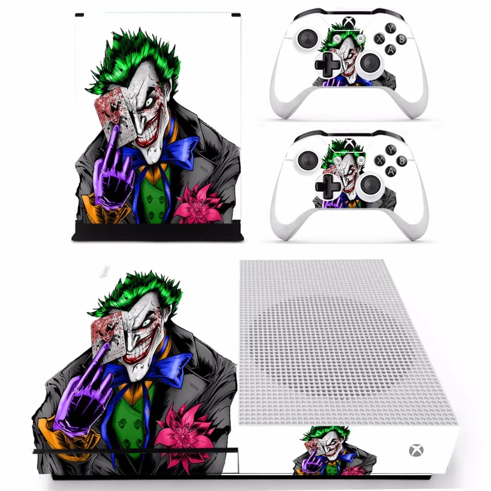 Джокер Бэтмен Супермен кожа Наклейка для microsoft Xbox One S консоль и 2 контроллера для Xbox One S Skins Наклейка виниловая