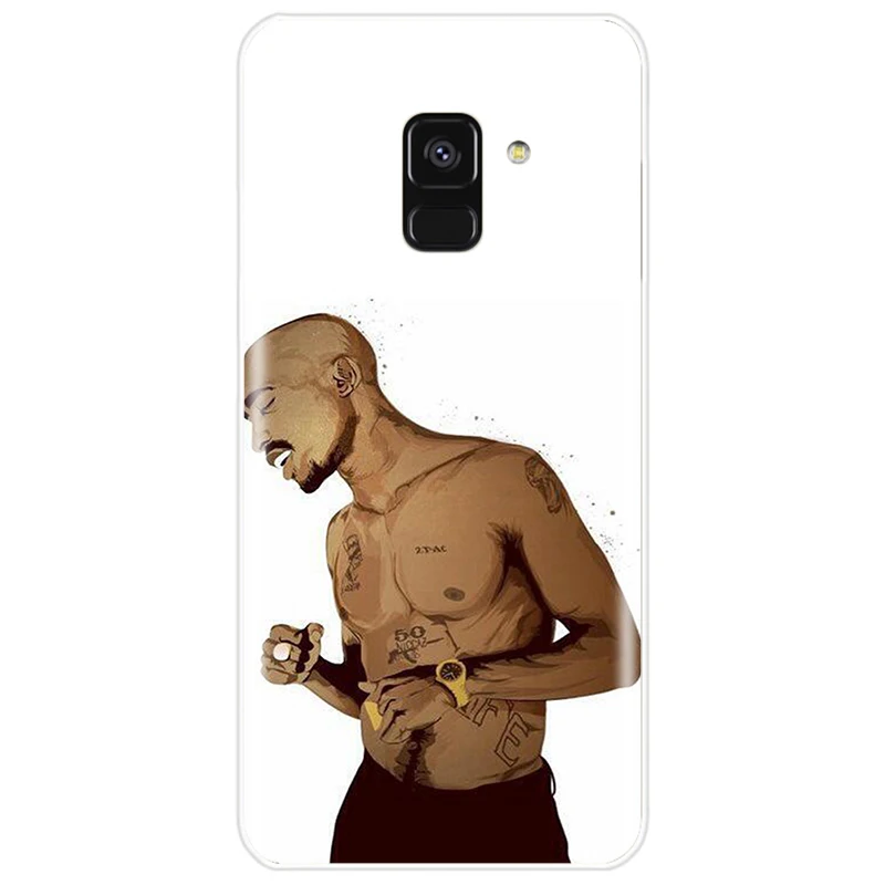 Makaveli Tupac Amaru Shakur Мягкий силиконовый чехол для телефона Samsung Galaxy A5 A7 A8 2015 2016 A3 2017 A9