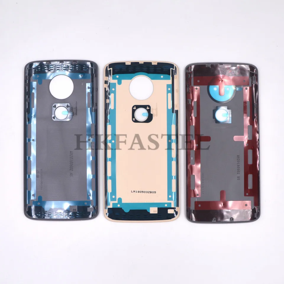 Новинка HKFASTEL для Moto E 5rd задняя крышка Motorola E5 Корпус батарейного отсека Запасные