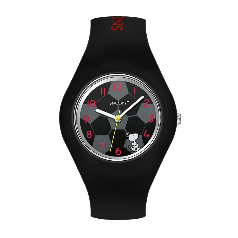 Детские часы snoopy милый футбольный циферблат мужские водонепроницаемые