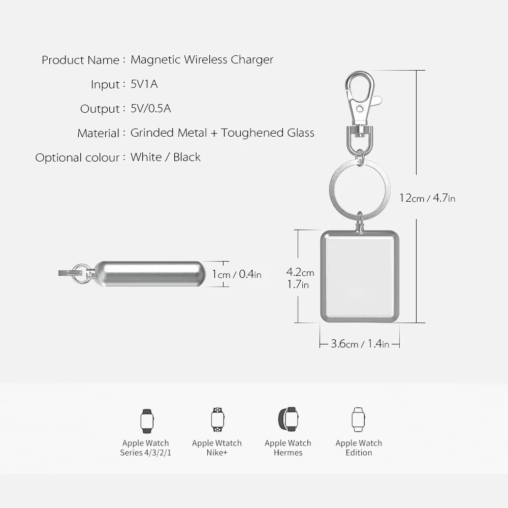 Дропшиппинг портативное беспроводное зарядное устройство для Apple Watch серии 4 3 2 1