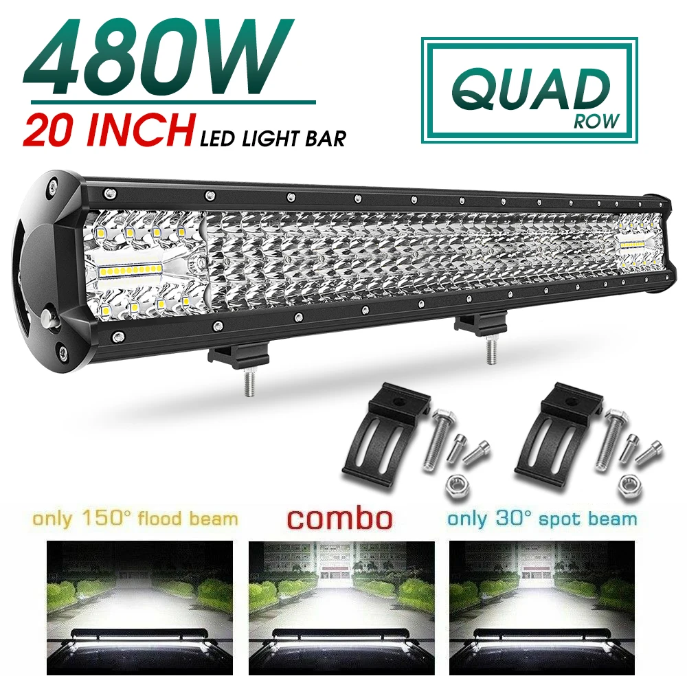 CO LIGHT 16D Lens 4-Rows 264W 336W 480W 696W 1128W Led Light 4x4 Offroad Bar Combo Led Bar for Offroad 4WD Truck Trailer 12V 24V
