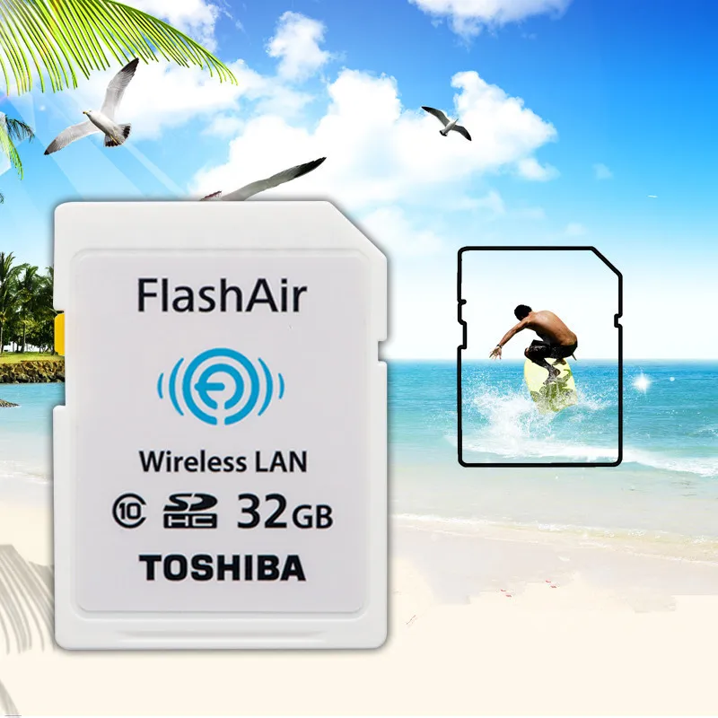 WIFI download photo video to phone etc !!! WI-FI Memory Card 8G 16GB 32GB SD FlashAir Class 10 SDHC Flash | Компьютеры и офис