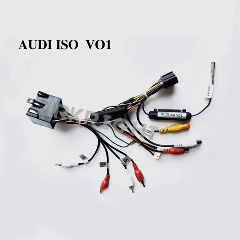 New Hot Special ARKRIGHT Wiring Harness Cable For AUDI Radio Head Unit Adaptor | Автомобили и мотоциклы