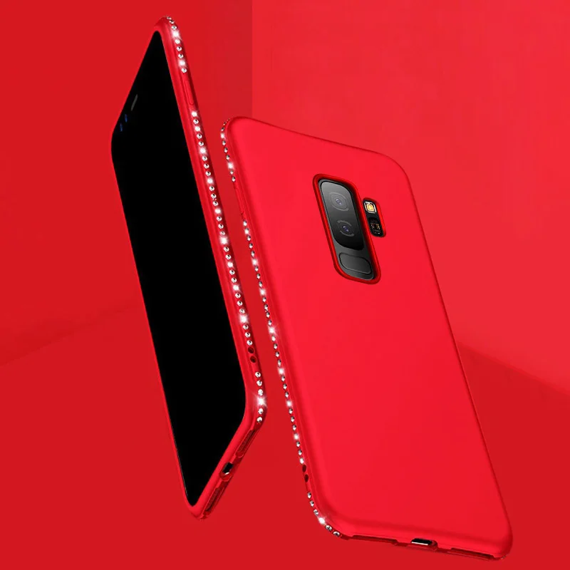 Диаманта Bling чехол для samsung Galaxy S8 S9 plus note 8 J3 J5 J7 2017 2016 S7 края A6 A8 2018 премьер-Чехол