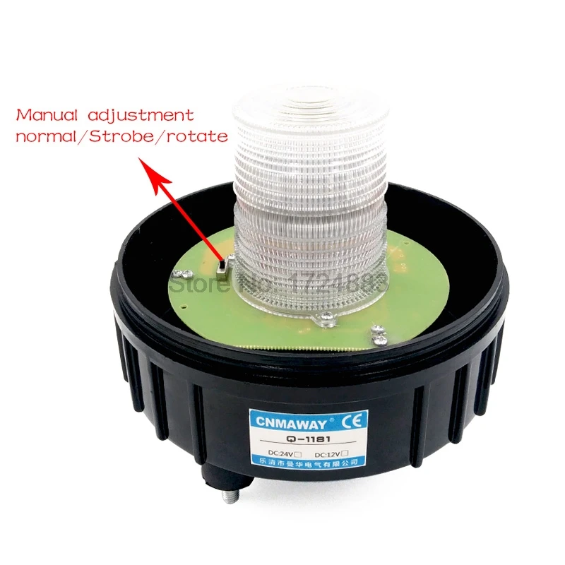 Магнитный скользящий стробоскопический сигнальный сигнал N-1181T 12В 24В 220В световой