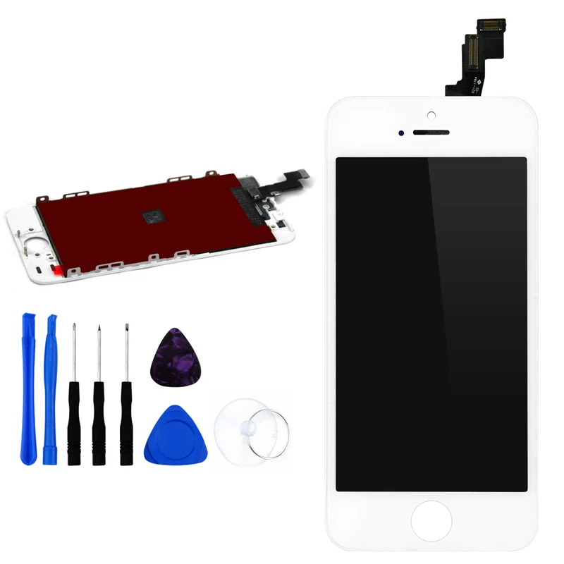 100 шт./лот Замена ЖК-дисплея для Apple iPhone 5 5C телефон ЖК-дисплей сенсорный экран