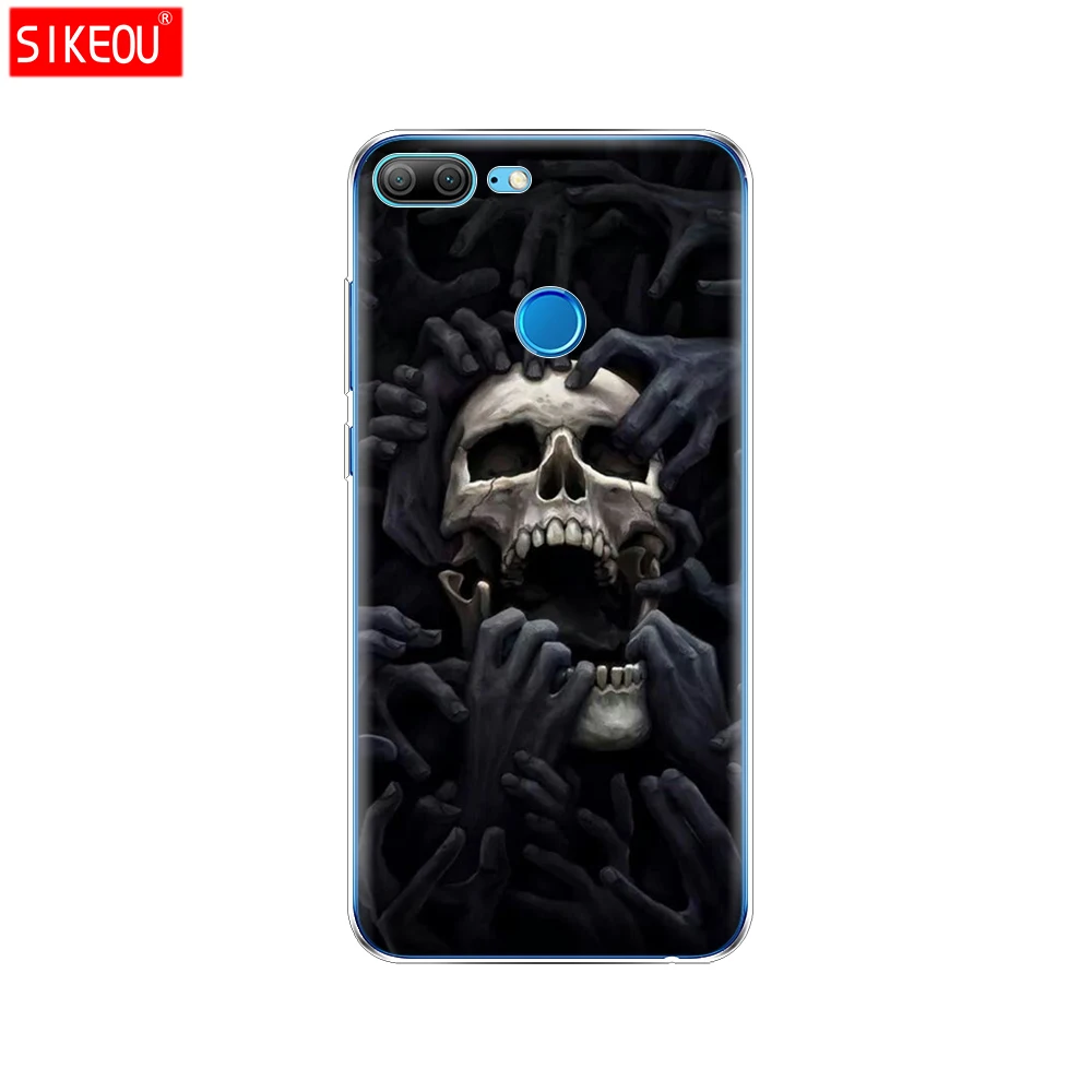 12095 Чехол для телефона Huawei honor 9 honor 9 lite, Мягкая силиконовая задняя крышка из ТПУ 360, Защитная Прозрачная крышка с рисунком кота - Цвет: 12095