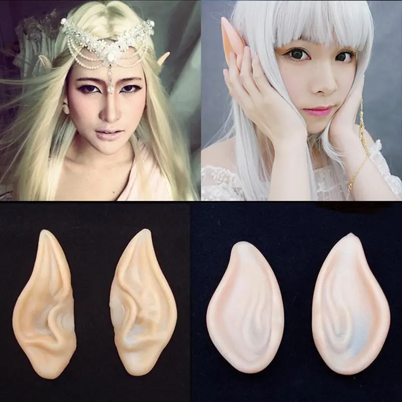 Elf Ear Latex Fairy Ears Cosplay Accessories Halloween Party Props|Украшения своими руками для вечеринки| |
