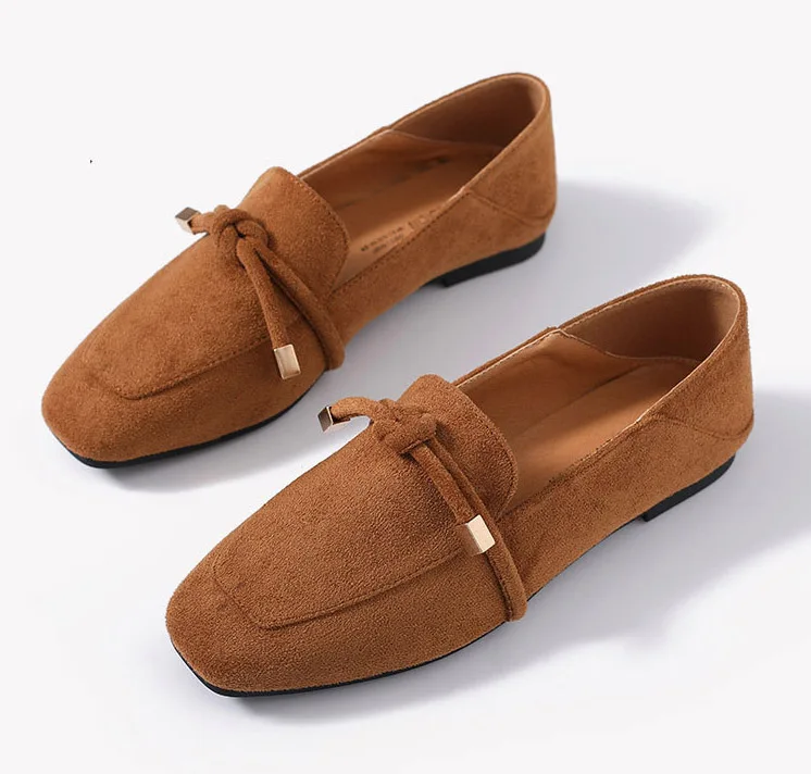 Лоферы EAGSITY penny для женщин повседневная обувь на плоской подошве с квадратным