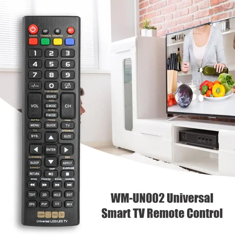Универсальный пульт дистанционного управления Smart tv с LEARN lcd светодиодный HD 3D функция для всех бренды телевизоров на рынке для домашней семьи