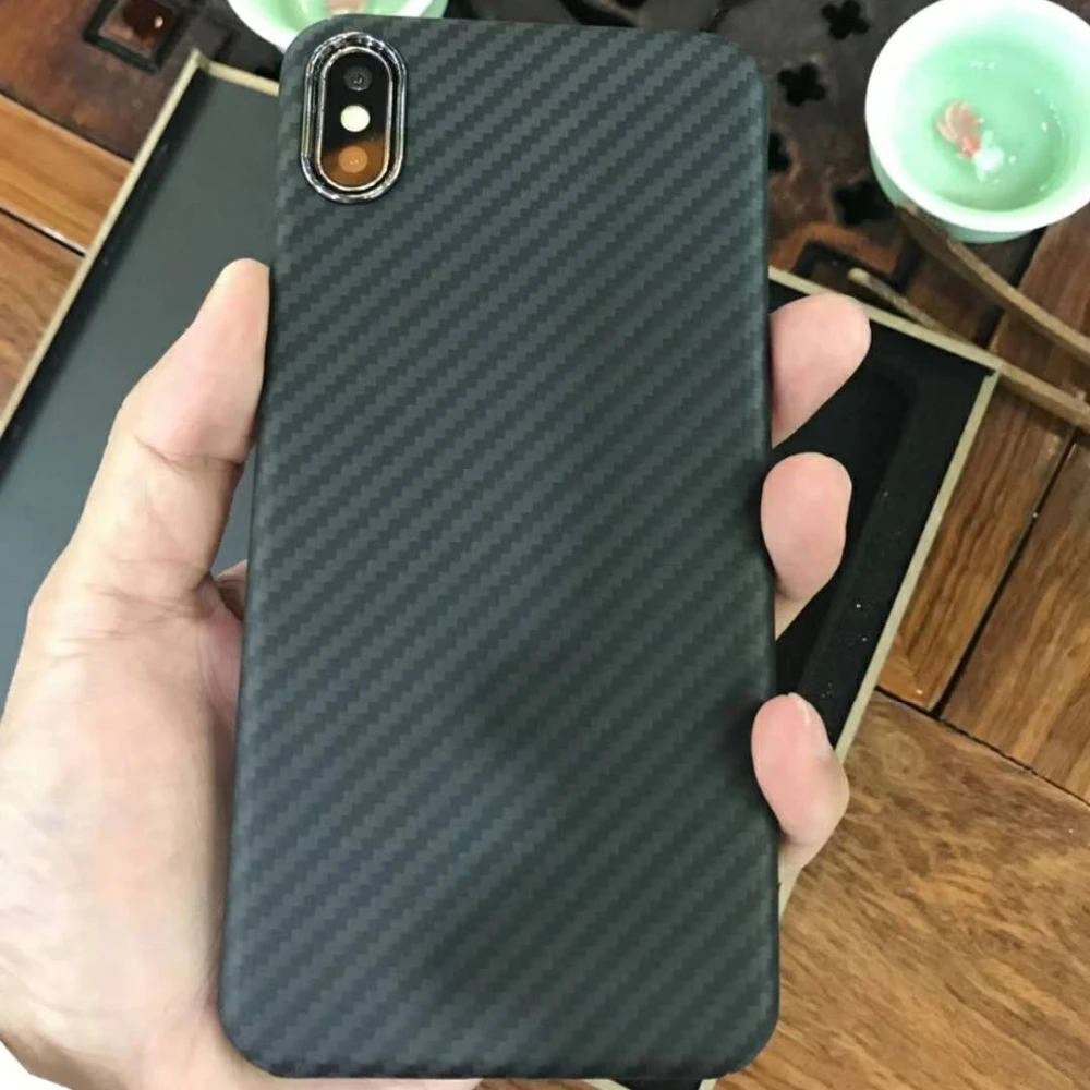 Настоящее углеродное волокно для iphone XS Чехол Ультра-светильник чехол мобильный чехол для телефона для Apple IPhone MAX углеродный чехол Защита объектива