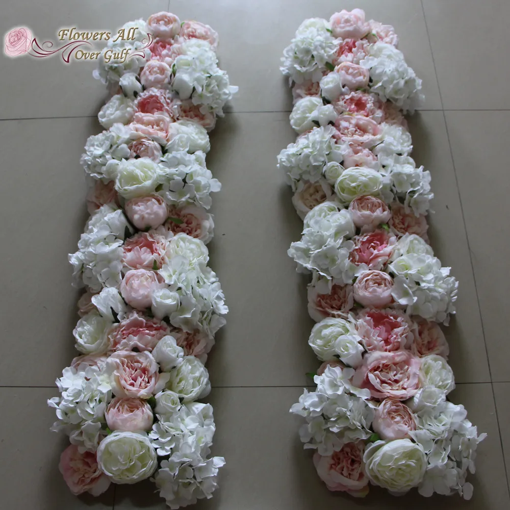 flowers all over gulf artificial arch flower row silk David Austin rose European Peony for road lead 10pcs/lot | Дом и сад