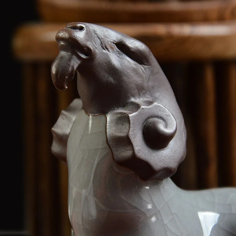 Чайный набор кунг фу 2 шт./лот фигурки ручной работы керамическая печь Ge 1 пара