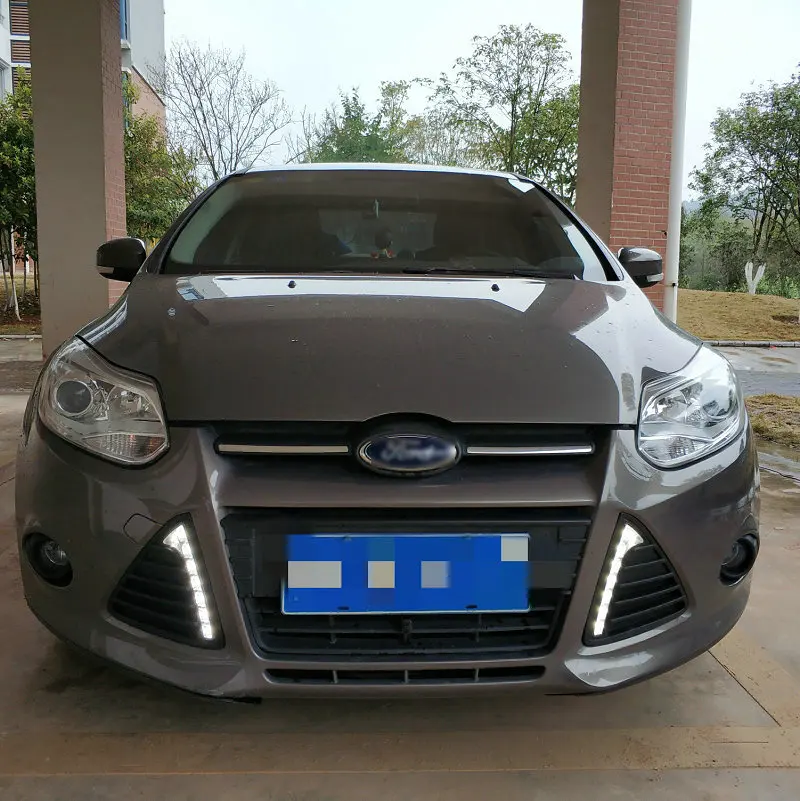 Для Ford Focus 3 MK3 2012 2013 2014 DRL дневные ходовые огни 12В Светодиодные Противотуманные