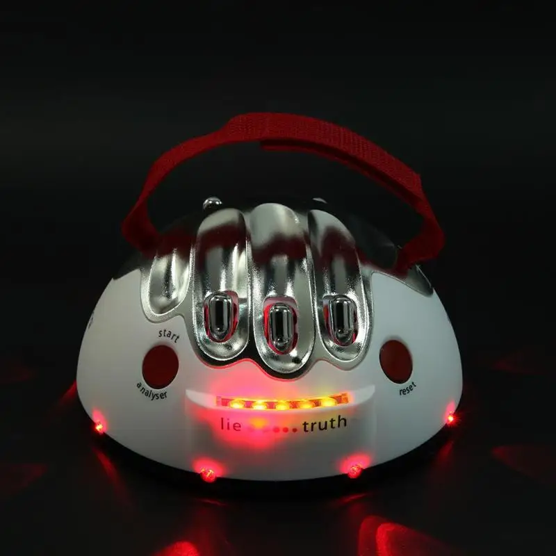 

8cm Polygraph Novelty Creator Test Tricky Lie detector Funny Adult Interactive Game Electronic Shocking Toy Best Gift For friend