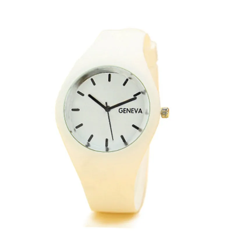 Fashion women sport watches Candy Ultra-thin Casual silicone watch dames horloges Geneva Wrist | Наручные часы