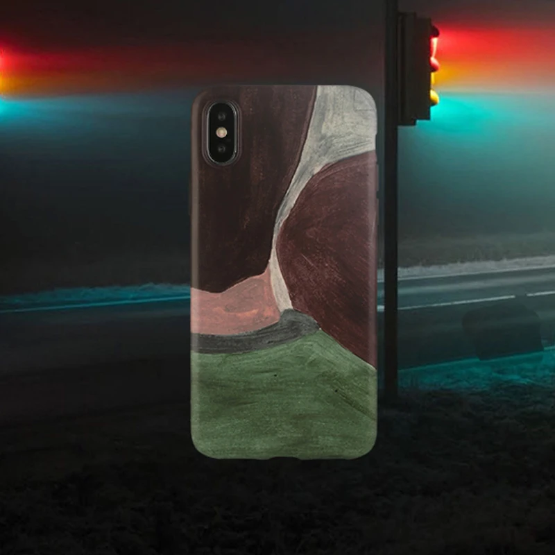 Mutural Печатные Чехол для телефона iPhone 6 7 8 Случаи Защитная Стекло крышка Plus X