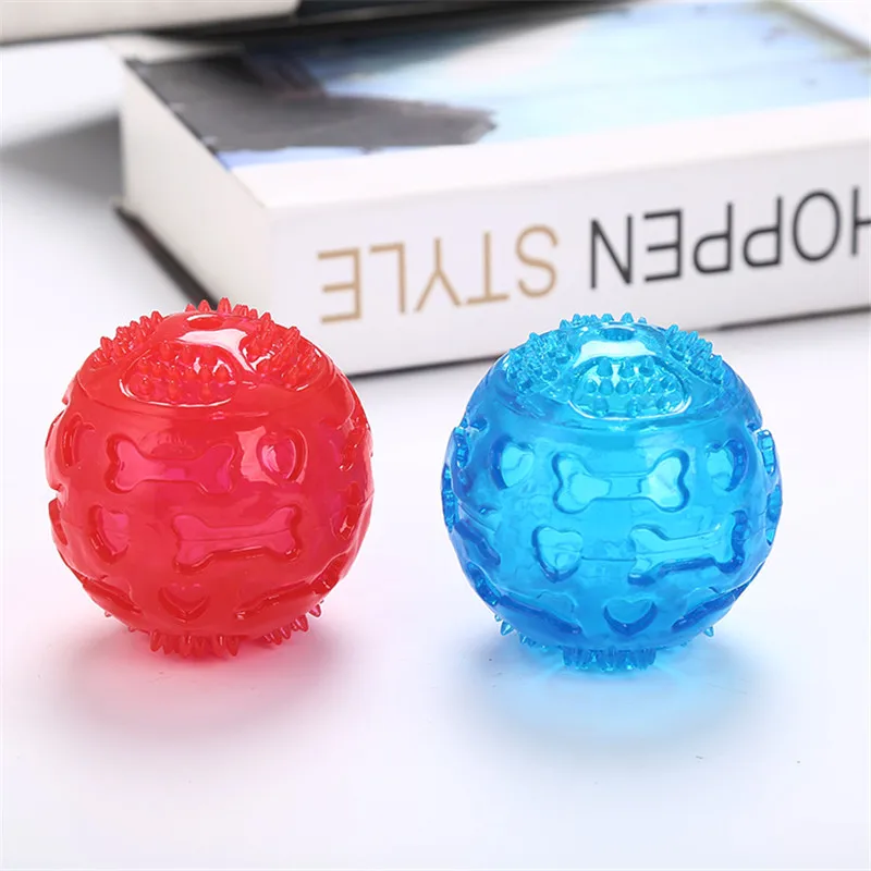7 cm Dog Toy Interactive Rubber Balls Pet Cat Puppy ElasticityTeeth Ball Chew Toys Tooth Cleaning For Dogs | Дом и сад