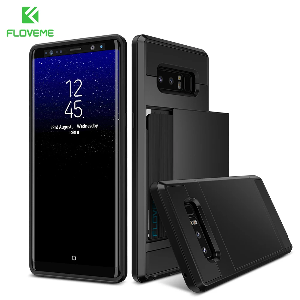 Чехол FLOVEME для Samsung Galaxy Note 8 защитный чехол с гнездом карты A3 A5 A7 2017 2016 5 4