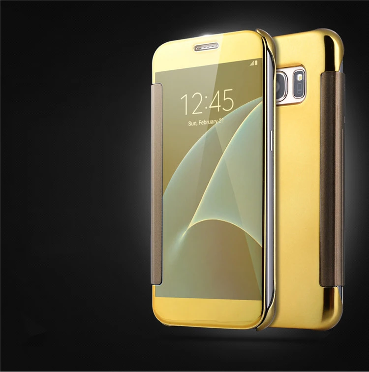 Модный чехол для макияжа с зеркальным покрытием Samsung Galaxy A3 2017 a320/A5 A520/A7 A720