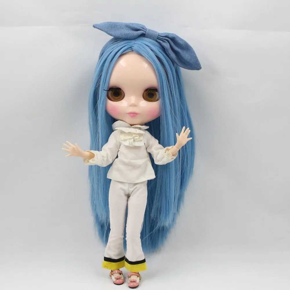Бесплатная доставка синие микс кукол Blyth с чистым телом Nemmo Azone. (TRG 184)|blythe doll|hair