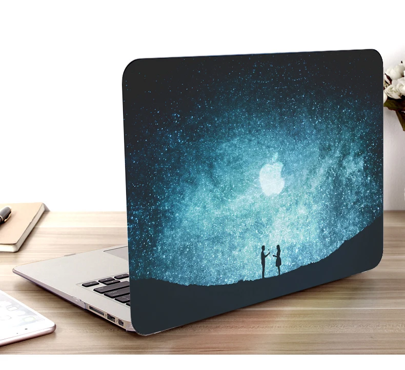 Новинка 2019 чехол для планшета жесткий с цветным принтом Apple Macbook Air 11 13 Pro Retina Touch Bar