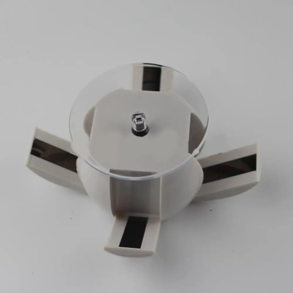 GH217-18A Солнечный автоматический ювелирные изделия вращающийся стенд кольцо браслет ювелирные изделия Дисплей Держатель вращающийся стол пластина - Цвет: GH217-18A