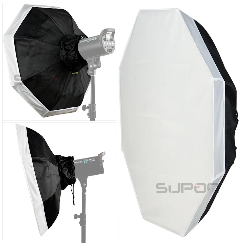 SUPON 70 см фотостудия Складная тарелка Speedlite octbox зонтик софтбокс внутренний Серебряный/рассеиватель