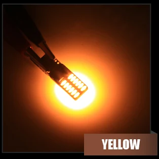 EURS 100 шт. T10 4014 24smd светодиодный светильник лампы автомобилей CANBUS Нет Ошибка 12V супер яркий просвет лампа белый, красный, синий, фиолетовый, orange - Испускаемый цвет: Цвет: желтый