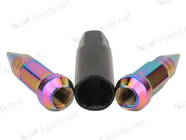Стальные Гайки, автозапчасти для колес, стальные гайки, 20 шт., болты для колес из нержавеющей стали и гайки с шипами, гайки для колес M12 x 1,25 1,5