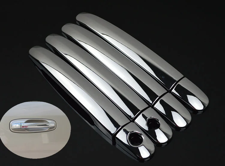 Хромированная накладка на дверную ручку автомобиля с 2 отверстиями для Chevrolet Lacetti