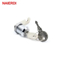 naierdi cam cylinder locks door cabinet mailbox padlock drawer cupboard box lock with iron key for furniture hardware 103 series