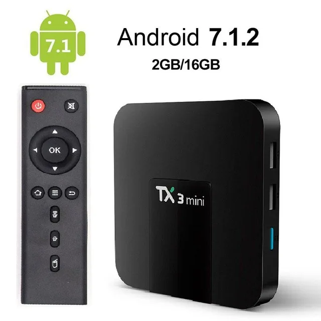 2GB RAM 16GB ROM TX3 Мини Android 7,1 ТВ приставка Amlogic S905W 2 Гб ОЗУ 16 Гб ПЗУ 4K Поддержка 2,4 ГГц WiFi Miracast Airplay DLNA умный медиаплеер - Цвет: 2GB RAM 16GB ROM