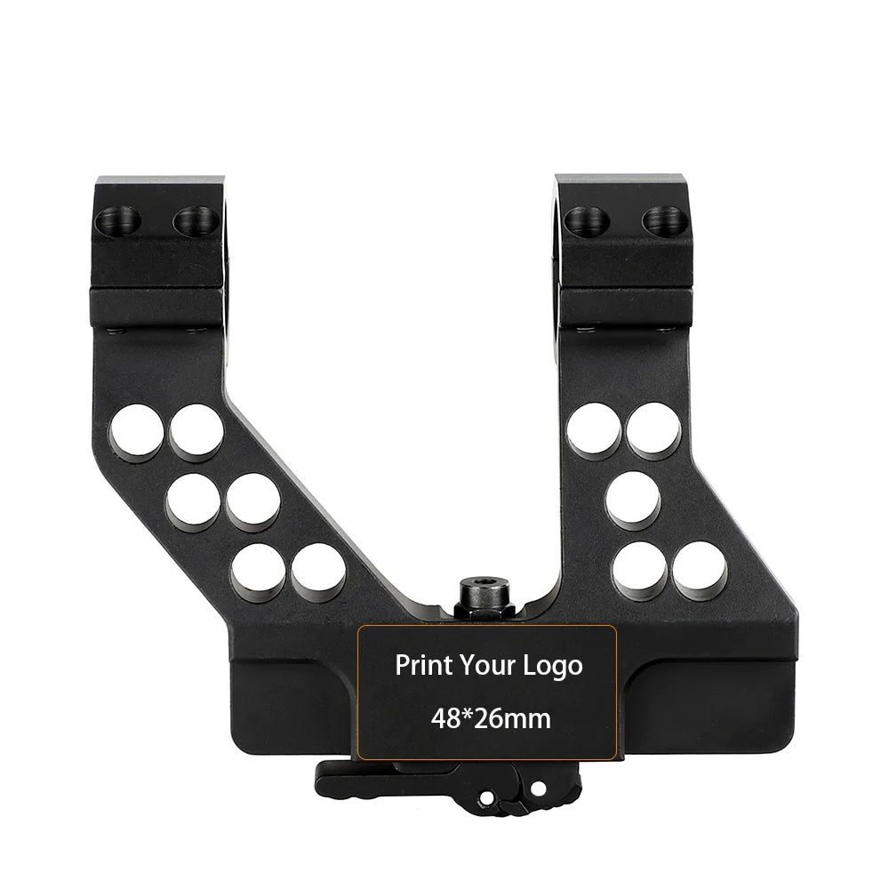 Print Your Logo Ohhunt Tactical 25,4 мм 30 мм кольца для прицела Элитная защита Система быстрого отсоединения боковая направляющая база для AK47 AK74 или печать вашего логотипа - Цвет: Print Your Logo