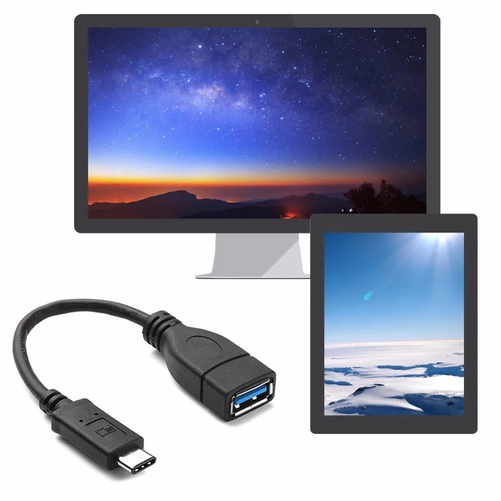 USB C 3 1 Type к USB3.0 OTG Кабель-адаптер для синхронизации данных Поддержка Реверсивный