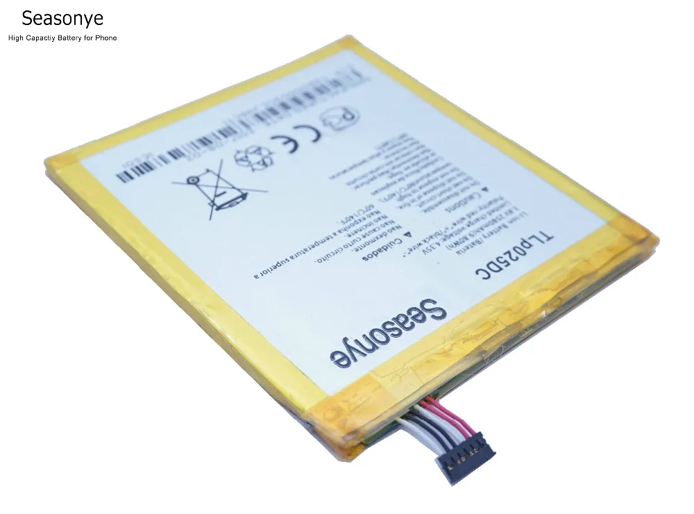 Seasonye 3x TLP025DC 2580 мАч батарея + отвертка инструменты для Alcatel Pixi 4 6 0 OT 9001A 9001X 9001D 8050D