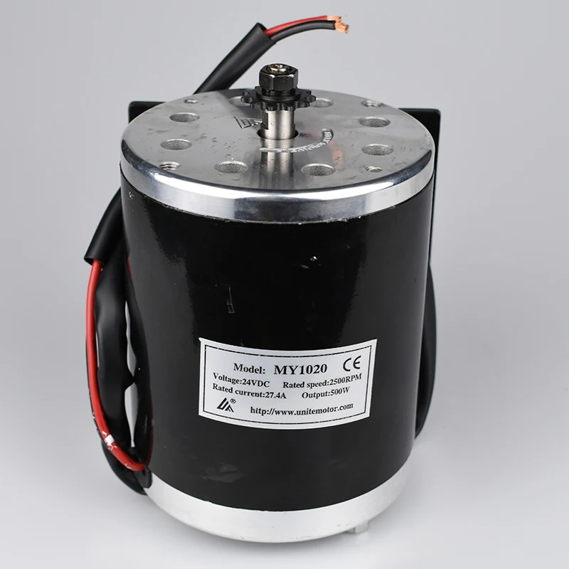 Фара для электровелосипеда в комплект мотор 500W 48V 36V электрический двигатель автомобиля скутер коллекторный мотор для электрического автомобиля электрический мотоцикл Conversion Kit