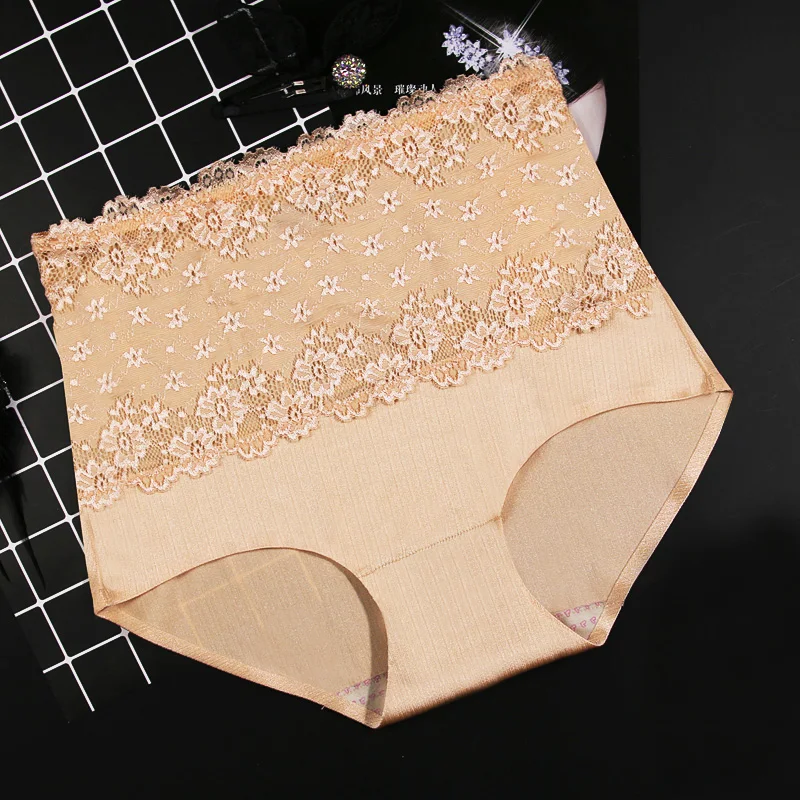 Большие размеры Трусики с высокой талией нижнее белье для женщин пуш-ап шейпер