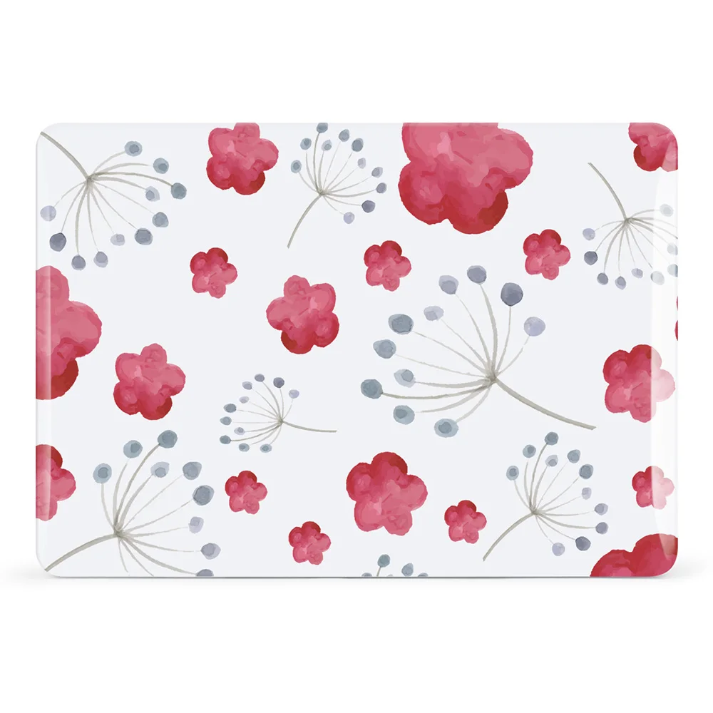 Кристальный однотонный белый цветочный принт чехол для MacBook Air 11 6 Новинка 13 3 Pro 15