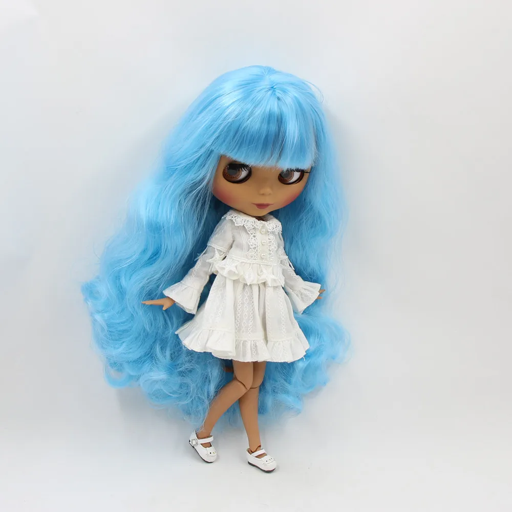 Ледяной DBS Blyth кукольные 1/6 bjd с черной кожи телесного цвета шарнирное тело и