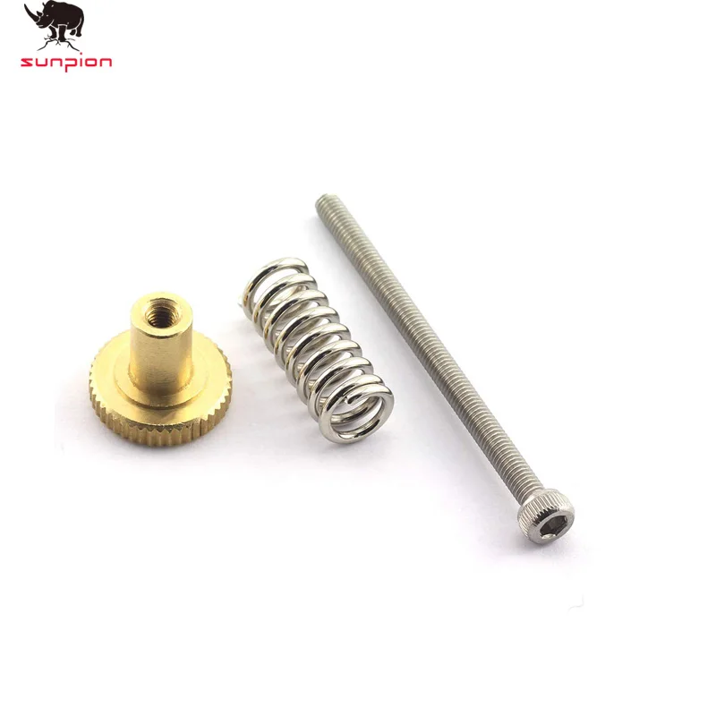 Компоненты пружины выравнивания горячей платформы для 3D-принтера-винтовая ручка