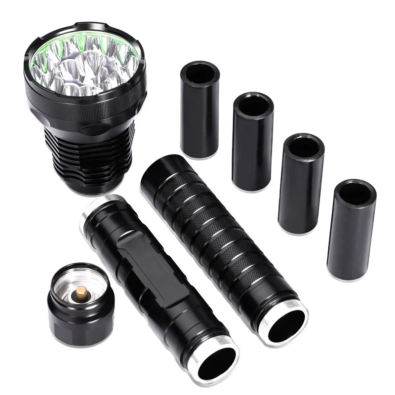12LED CREE XM-L T6 Hight Power Aluminum Alloy 5Modes LED Flashlight for Hiking Camping Hunting High Quality Torch Lamp | Лампы и