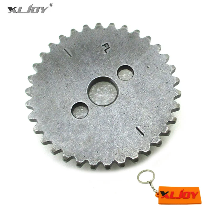 XLJOY 34T 2 Болт синхронизации Cam Звездочка Z155 для 17T коленчатого вала Zongshen 1P60YMJ