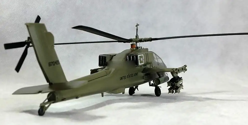 США AH-64A армии 87-0425 1-501-го 1/72 готового вертолета легкой модели |