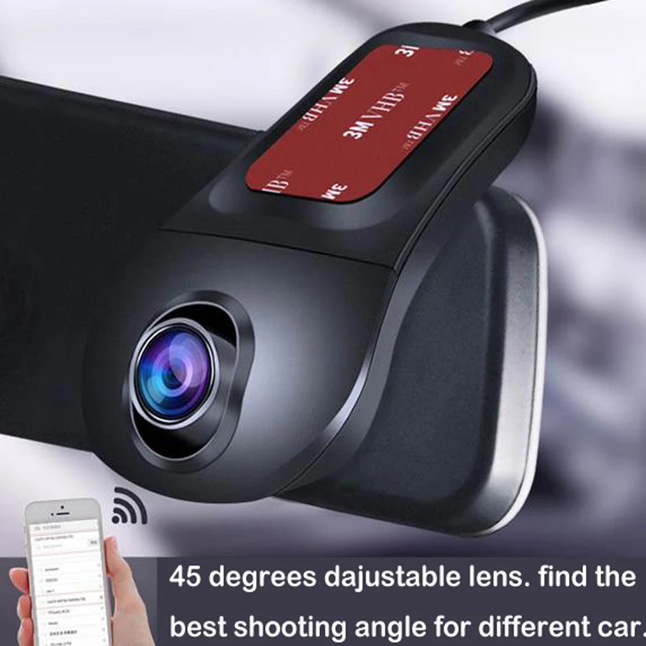 BesMoonsee Dash Camera 170 широкоугольная камера с русским языком Full HD 1080P автомобильная Novatek