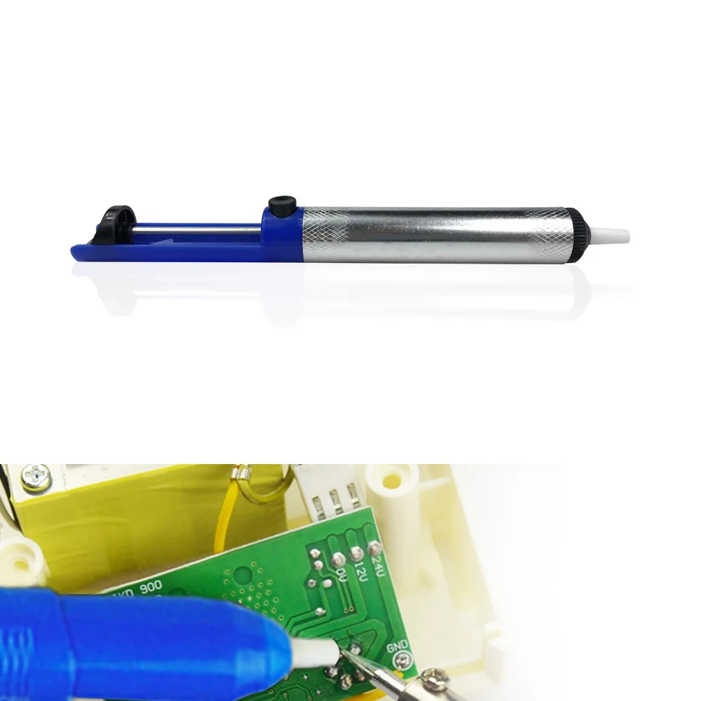 

Professional Desoldering Pump Suction Tin Gun Soldering Sucker Pen Removal Vacuum Soldering Iron Desolder Welding Hand Tools