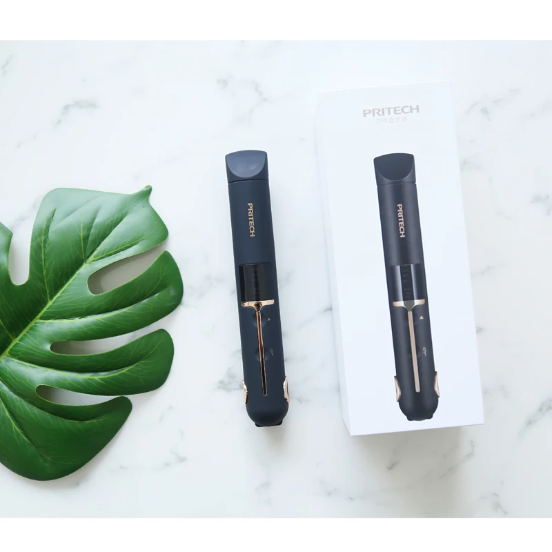 Выпрямитель для волос PRITECH профессиональный утюжок с титановыми пластинами и ЖК